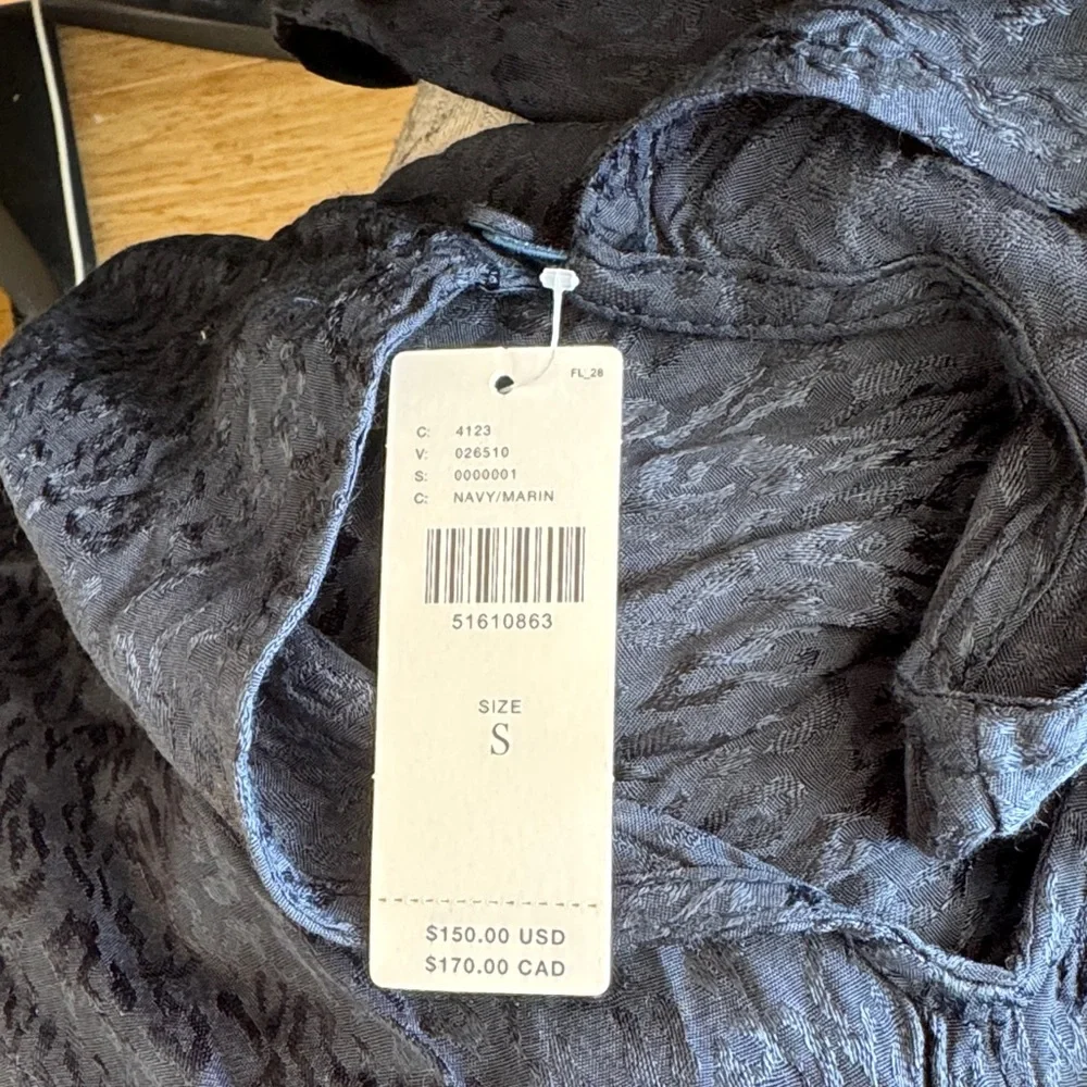 Maeve by Anthropologie Midnight Blue Jumpsuit NWT - Picture 6 of 6